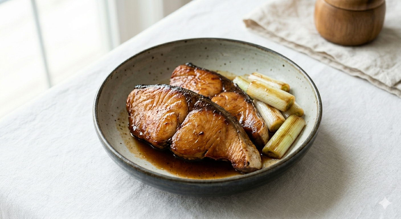 ぶりの照り焼き