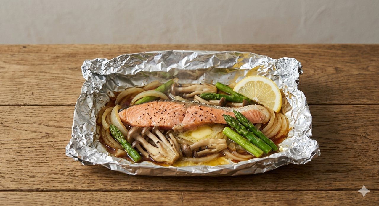 鮭のホイル焼き