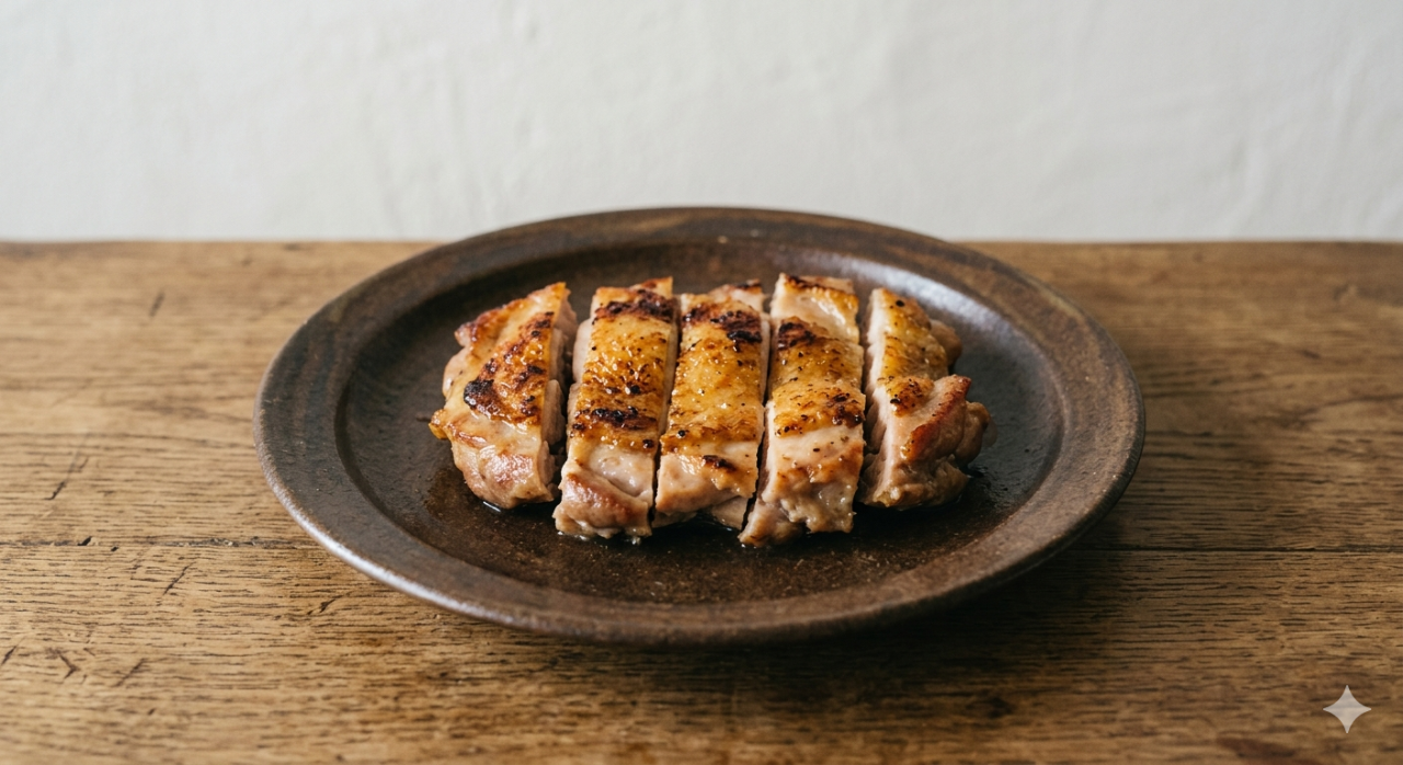 鶏もも肉の塩麹焼き