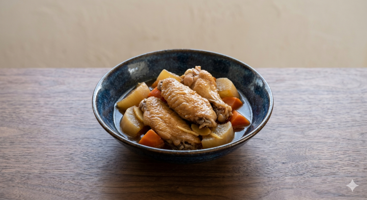 鶏手羽元の煮物