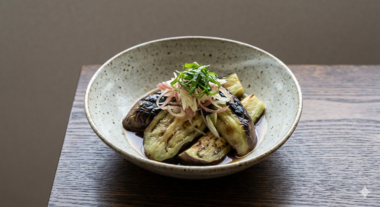 焼きなすの冷製