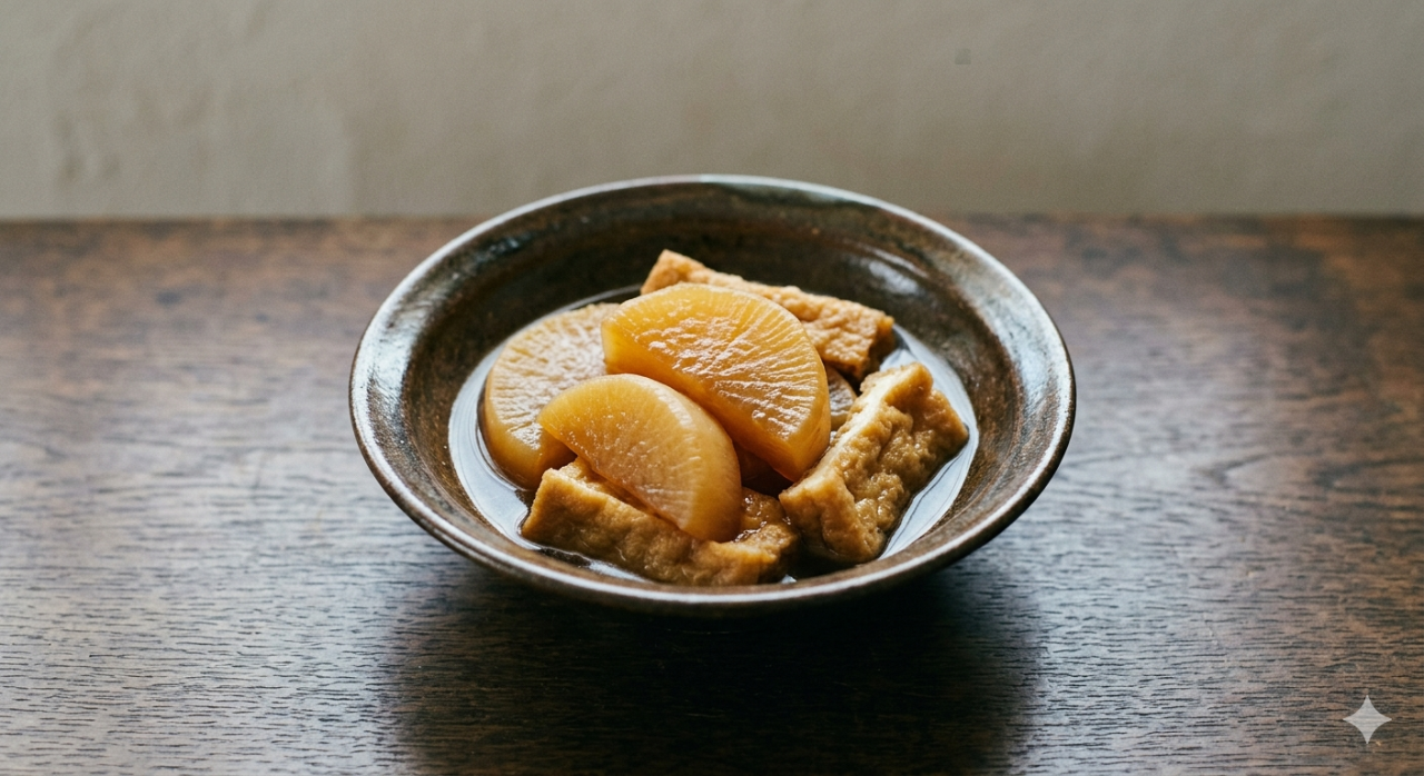 大根と油揚げの煮物