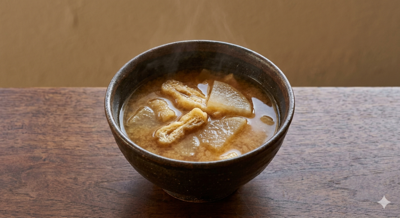 大根と油揚げのみそ汁