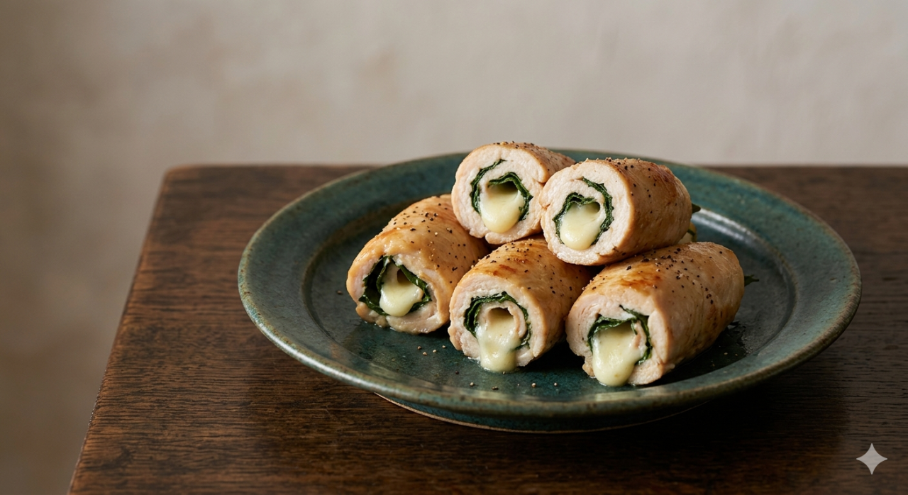 鶏ささみの大葉チーズ焼き